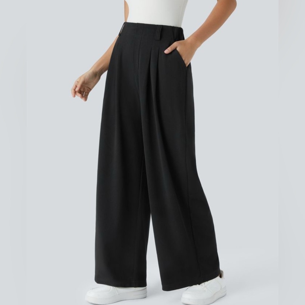 HALARA Black Wide Leg Pants